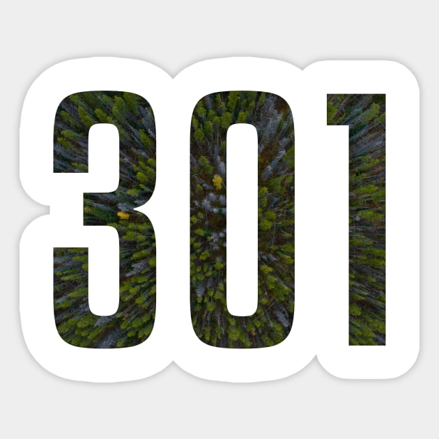 301 Nature Sticker by Design301